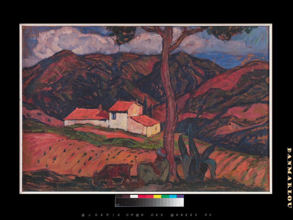 AUGUSTIN FERRANDO 1880-1957 Ferrando-006 Ferme au pied du Zaccar.jpg -  